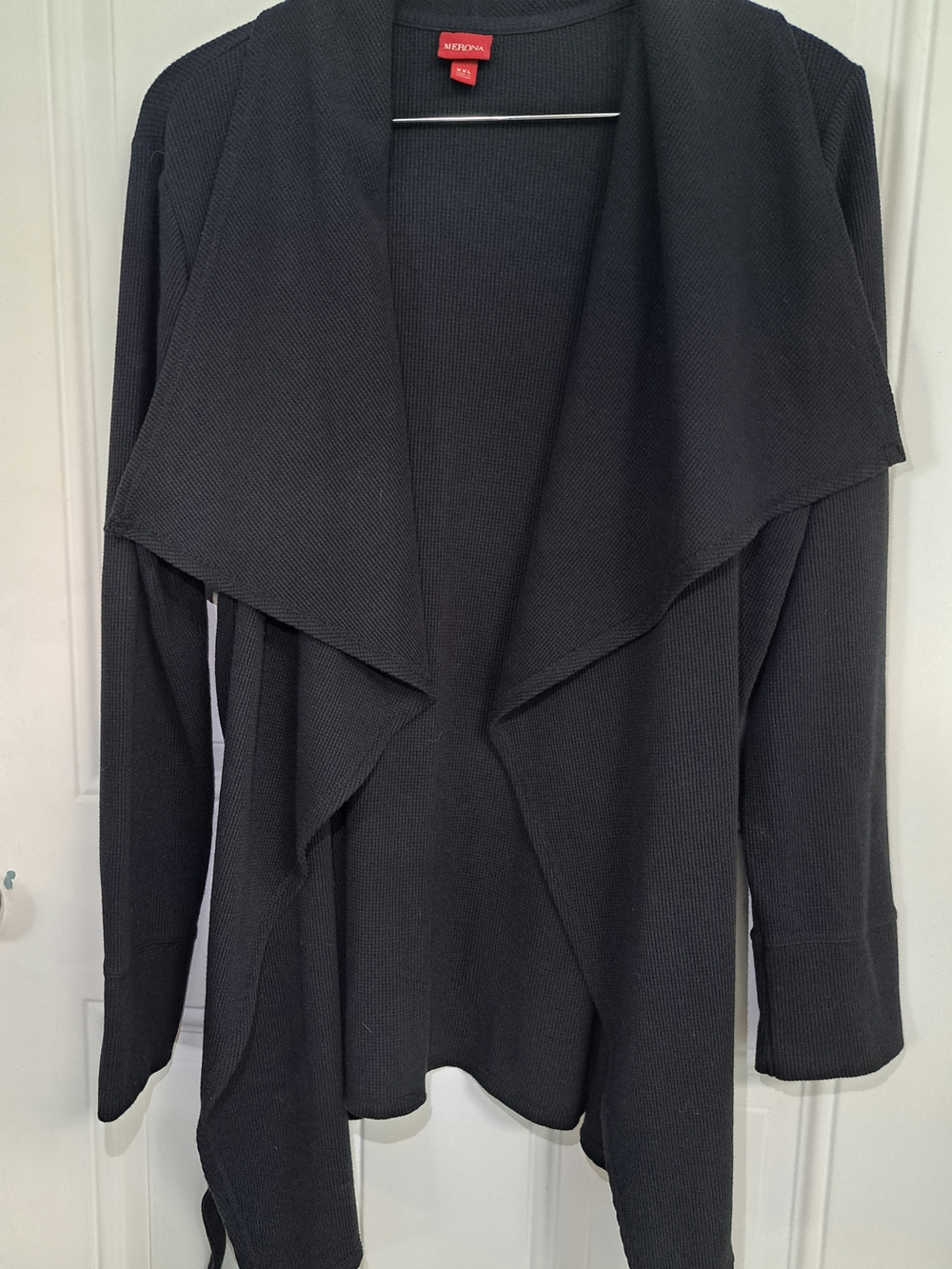 Merona Open Drape Cardigan - Black